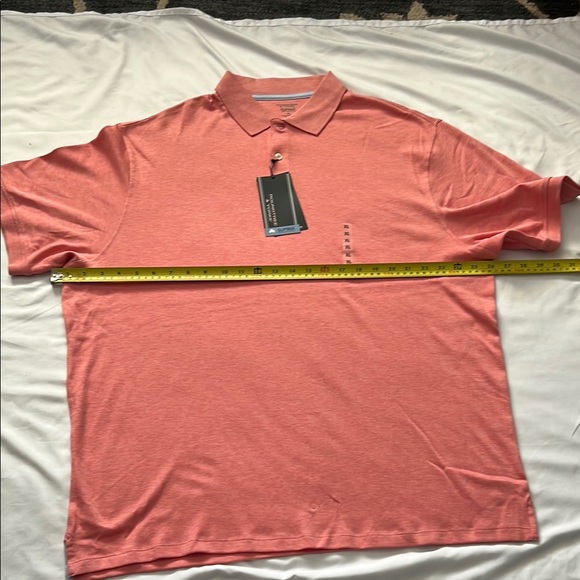 Roundtree & Yorke Pink Polo Shirt Classic Casual - Picture 3 of 9
